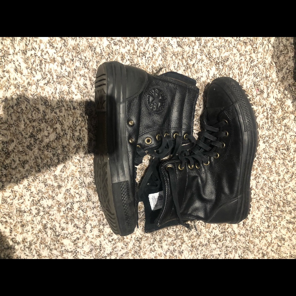 Converse high tops. Lined foe winter. Size 9